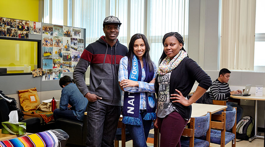 international student peer mentors at NAIT