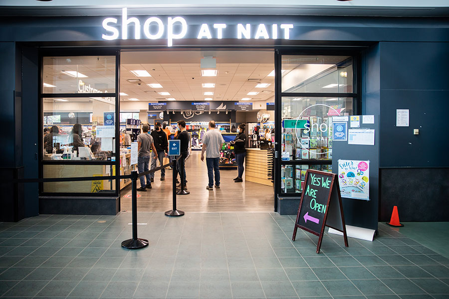 shop at NAIT, NAIT's bookstore
