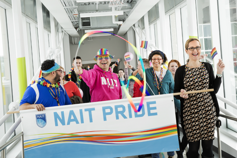 NAIT students,staff and alumni celebrate Pride Walk