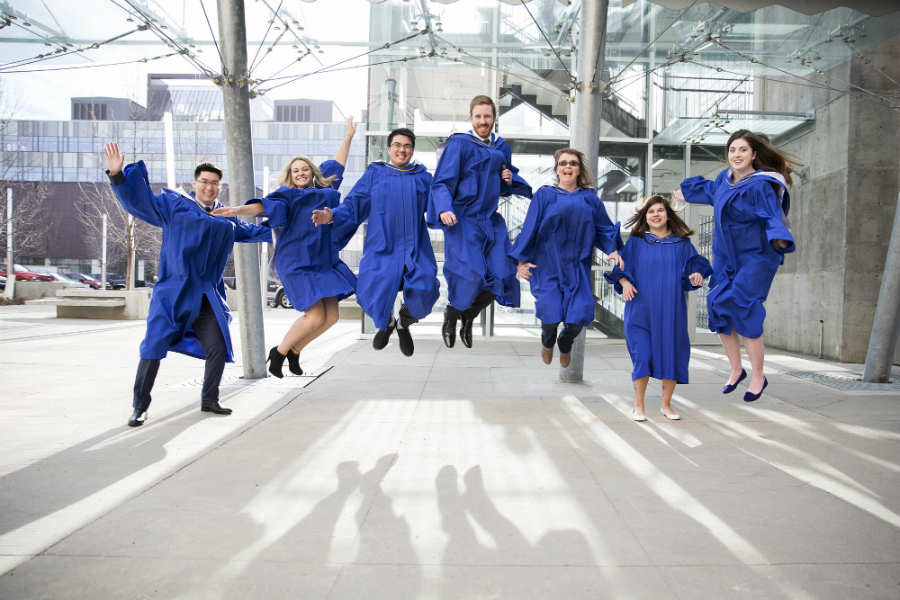 NAIT grads celebrate convocation in their gowns
