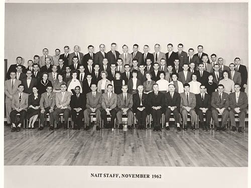 NAIT staff photo 1962