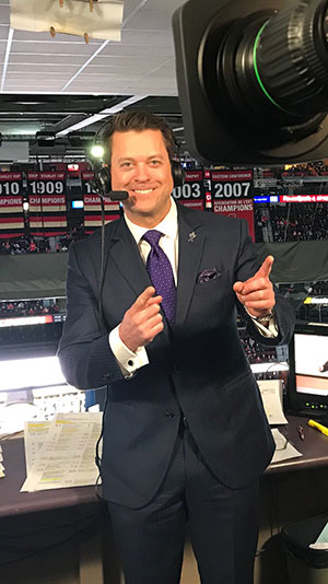 bryan mudryk, tsn, play-by-play announcer Montreal Canadiens