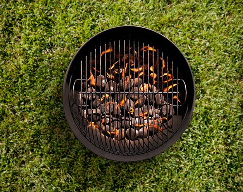 charcoal barbecue