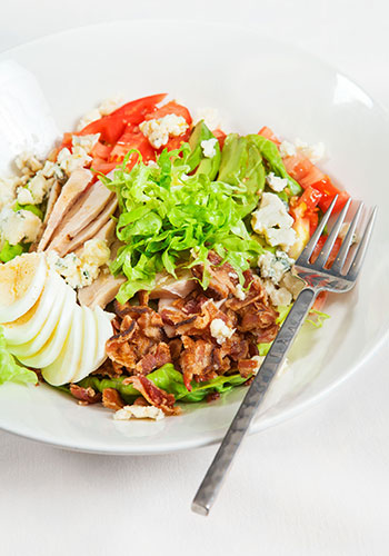 cobb salad, made at nait, edmonton