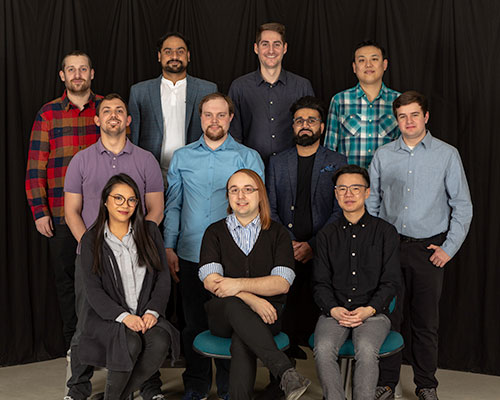 NAIT DMIT students who built banff commonwealth walkway app