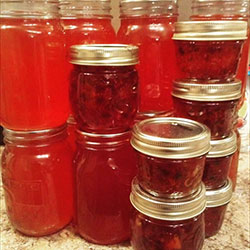 Crabapple-jalapeno jelly made by