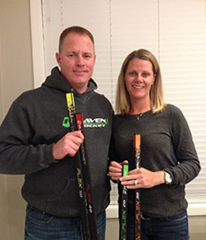 Dan and Lori Pilling of Raven Hockey