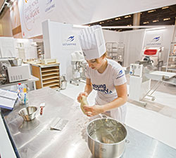 Elien de Herdt competed in an event that would allow her to possibly one return one day to the Bakery World Cup.