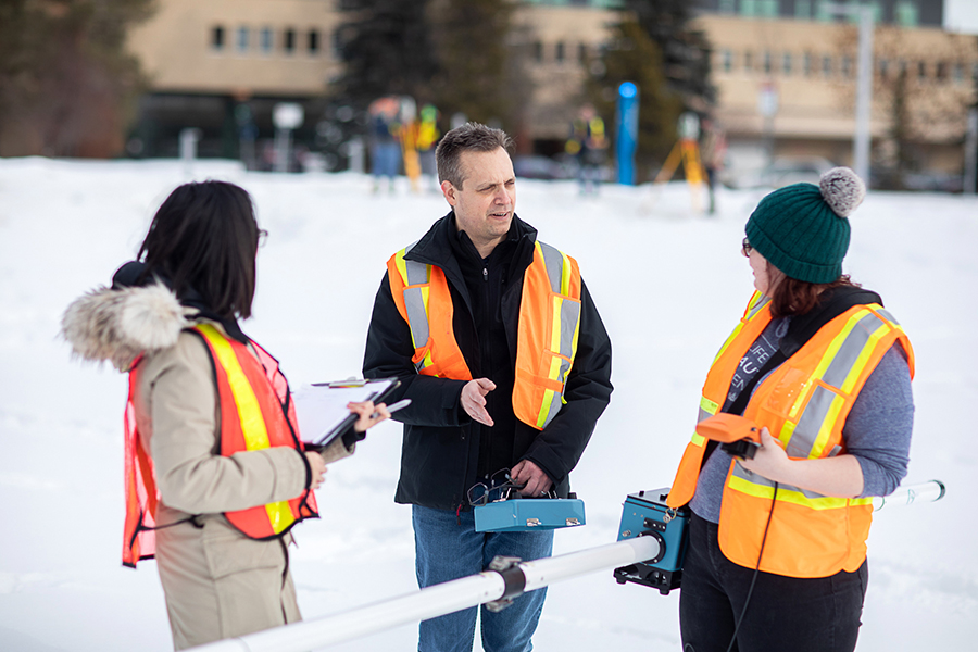 NAIT Geomatics Engineering Technology students gain hands-on experience