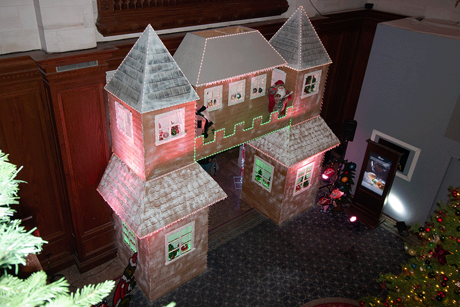 gingerbread house at edmonton's fairmont hotel macdonald