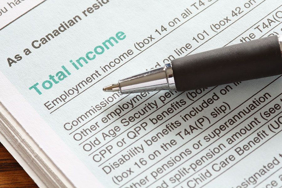 canadian income tax form