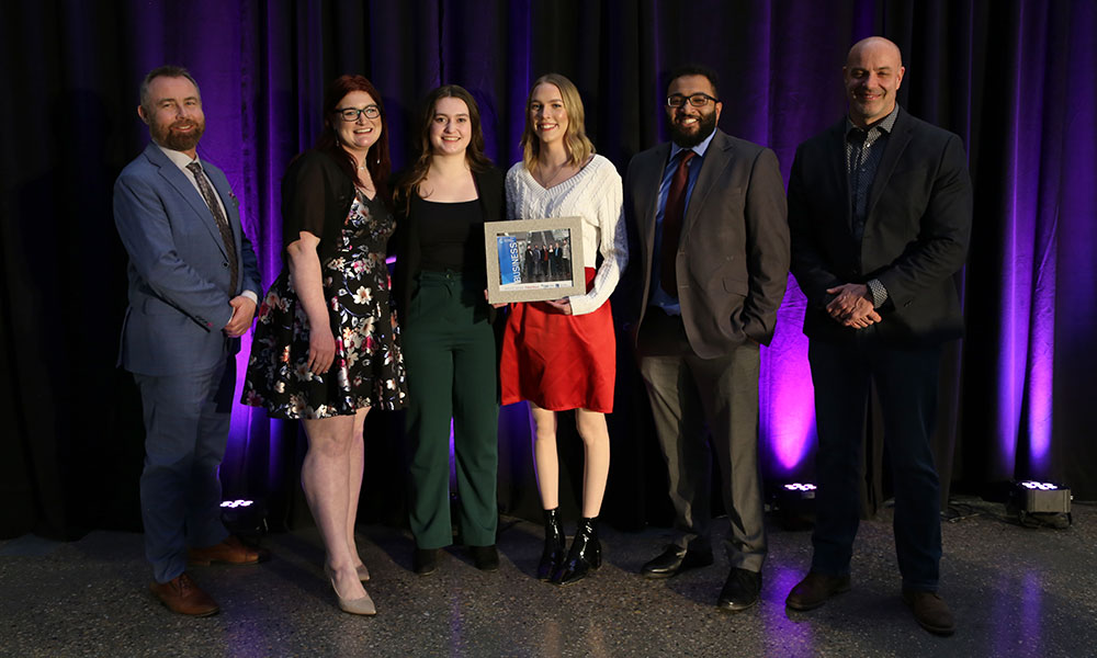 nait inaugural winter city case competition team