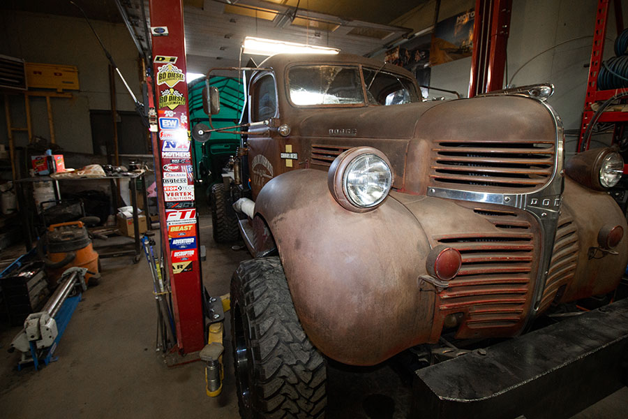 rat rods by matteo medoro, 1947 dodge front view