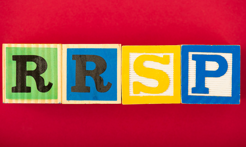 children's blocks spelling out RRSP