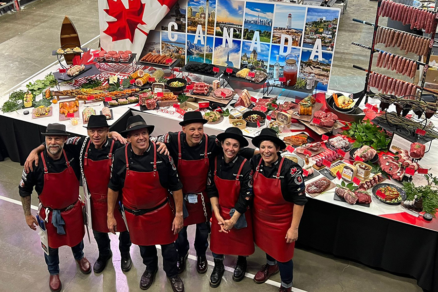 team canada at the world butchers' challenge