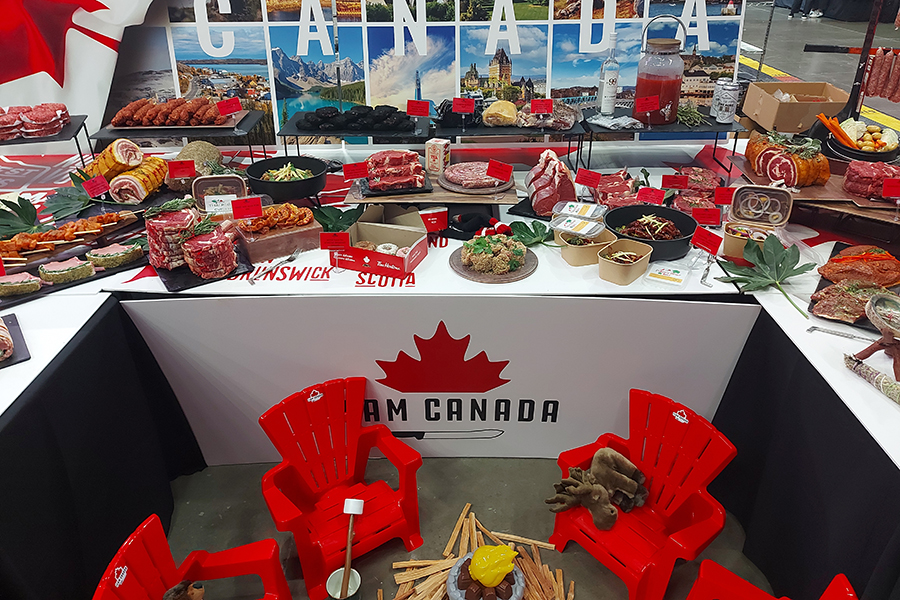 team canada world butchers' challenge display in 2022