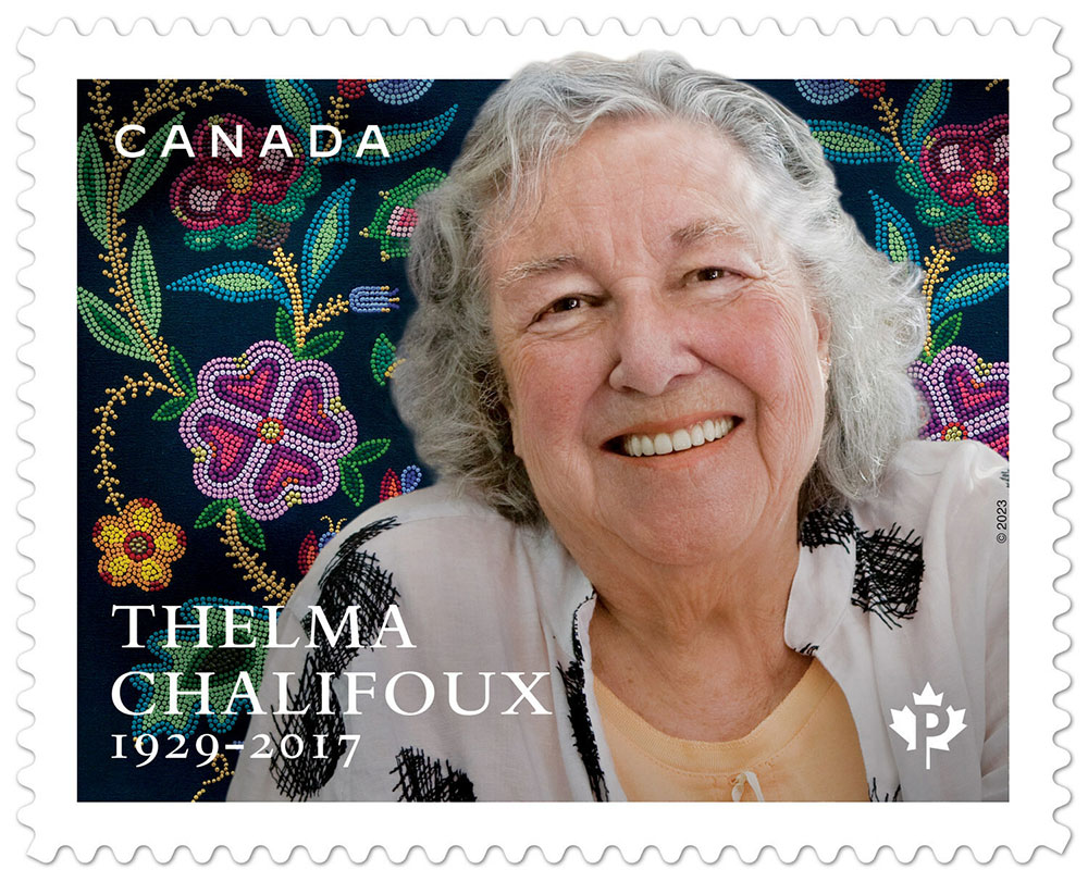 Senator Thelma Chalifoux commemorative stamp